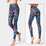 Mojoyce Cloud Hide Women Prints Sports Leggings Fitness Gym Yoga Pants High Waist Sexy Long Tights Running Trouser Workout Plus Size