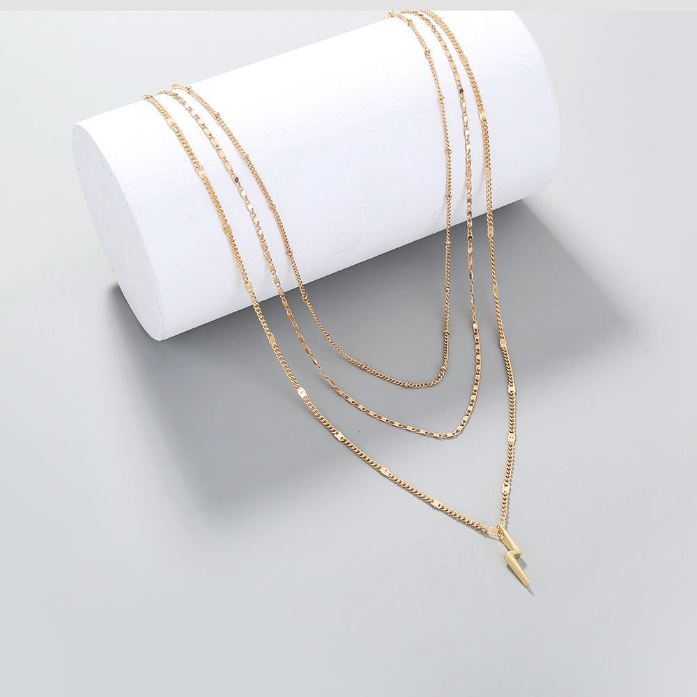 Mojoyce- Simple Niche Design Multi-layer Necklace