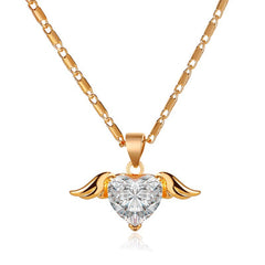 Mojoyce- Love Wing Necklace