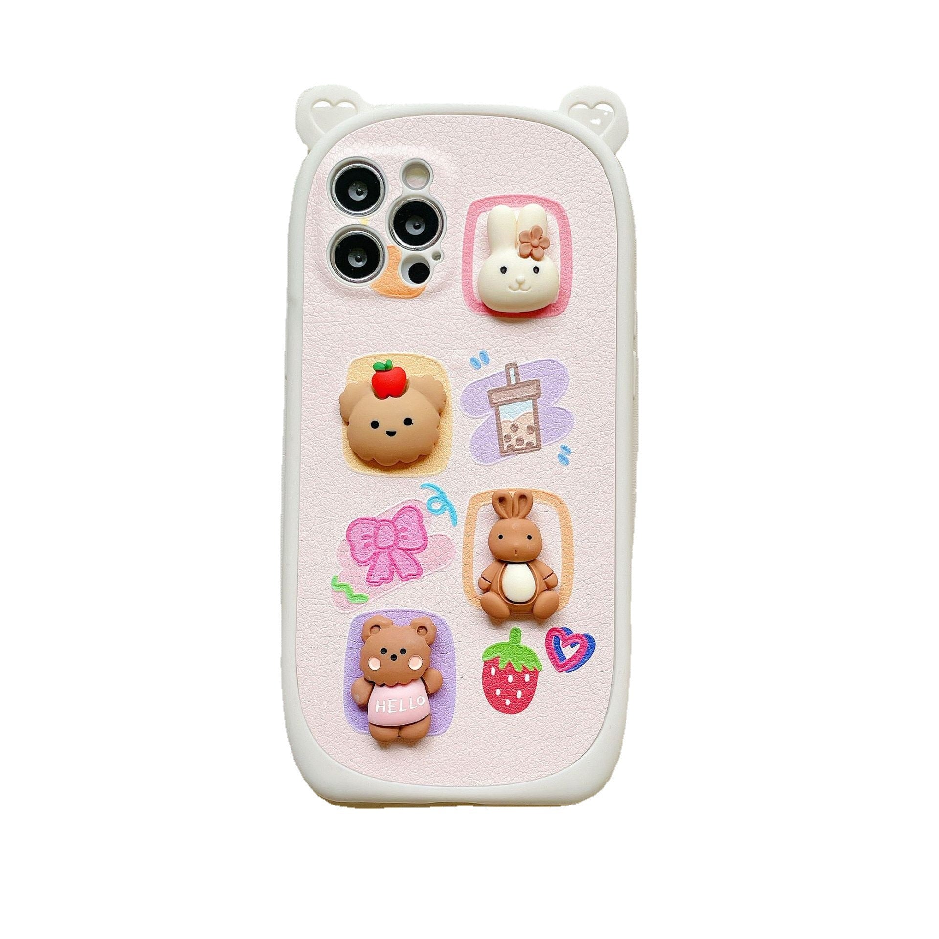 Mojoyce- Dimensional Bear Phone Case