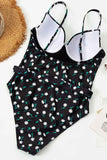 MOJOYCE-spring summer beach outfit  Bicolor Belt Swimsuit(5 colors)