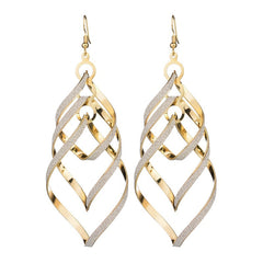 Mojoyce- OL spiral earrings