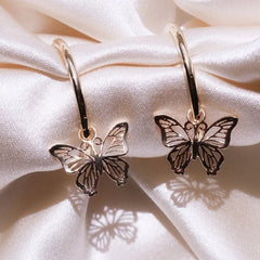 Mojoyce- Exquisite butterfly earrings