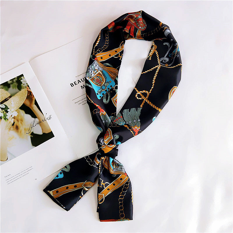 Mojoyce- Long Women's Silk Scarf