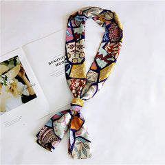 Mojoyce- Long Women's Silk Scarf