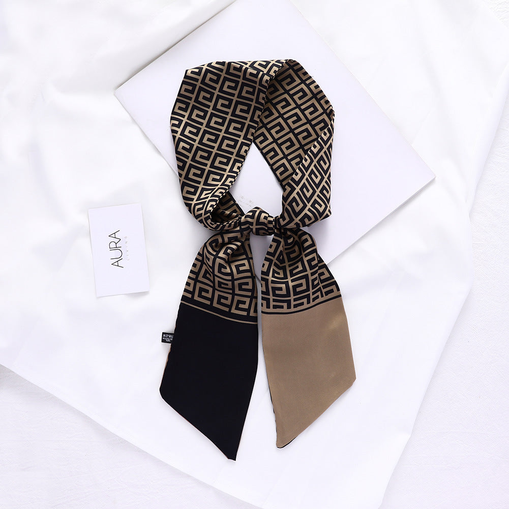 Mojoyce- Silk Scarf Female