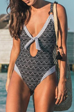 MOJOYCE-spring summer beach outfit Sexy Print Split Joint Swimwears