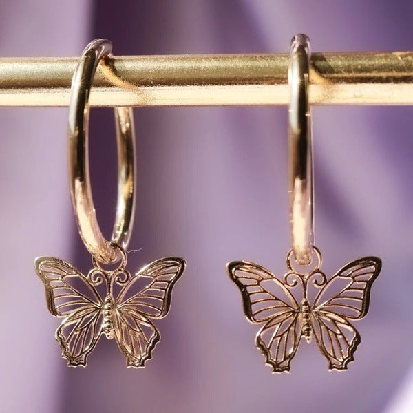 Mojoyce- Exquisite butterfly earrings