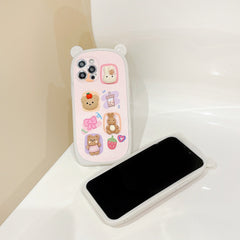 Mojoyce- Dimensional Bear Phone Case