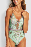 MOJOYCE-spring summer beach outfit  Hollow out Sexy One-Piece Swimsuit
