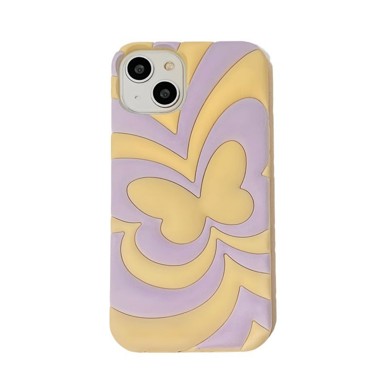 Mojoyce- Summer Cream Butterfly Phone Case