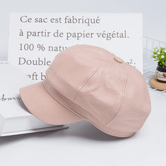 Mojoyce- Casual PU casual hat