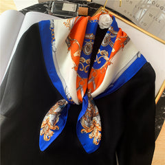 Mojoyce- Color Matching Silk Scarf