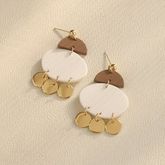 Mojoyce- Body Clay Texture Lacquered Acrylic Earrings