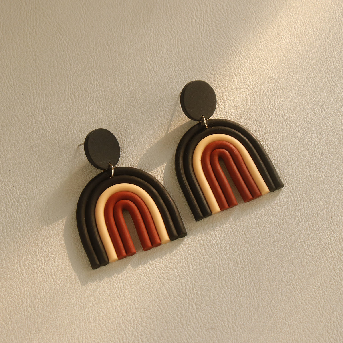 Mojoyce- Body Clay Texture Lacquered Acrylic Earrings