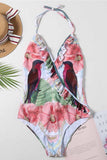 MOJOYCE-spring summer beach outfit  Backless Swimsuit