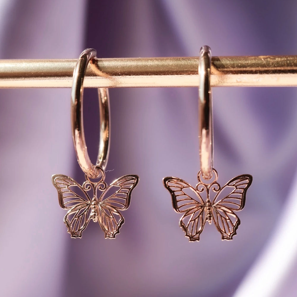 Mojoyce- Exquisite butterfly earrings