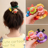 MOJOYCE-Cool Accessories Cute Cartoon Fashion Rubber Bands Sweet Hair Ties Children Elastic Hairbands Clips Kid Toy Holiday Gift Friends Hair Accessories