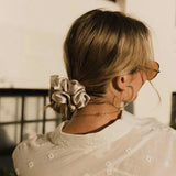 MOJOYCE-Cool Accessories New French Retro Simple Ball Head Large Intestine Hair Tie Female Niche High-end Summer Ponytail Head Rope Ins Korean Style