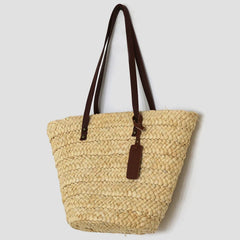 MOJOYCE-Summer Bags Summer Beach Bag For Women  New Tote Shoulder Woven Straw Large Shopping Party Braided Travel Simple Fashion Luxury Handbags