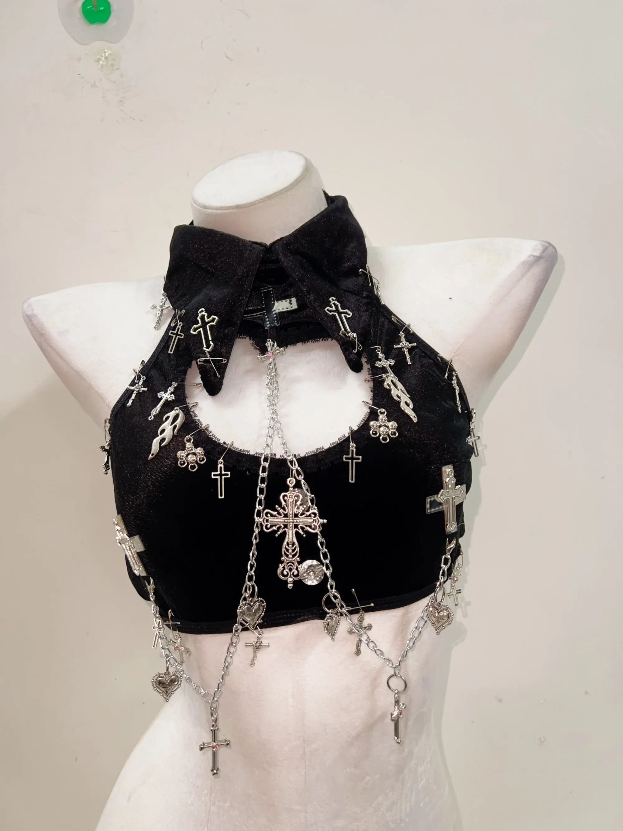 Mojoyce-y2k accessories harajuku fashion  y2k crop top gothic clothese girl clothes  Gothic Tank Tops Punk Tank Tops e girl clothes