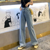 Mojoyce Baggy Jeans Women 2023 Women's Pants Vintage Jeans Woman High Waist Streetwear Denim Y2k Korean Fashion Female Clothing Clothes
