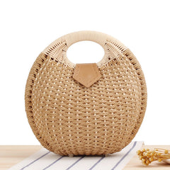 MOJOYCE-Summer Bags Women Beach Bags Rattan Straw Woven For  Hot Summer New Trend Handbags Fashion Designer Party Cosmetic Phone Basket Clutch