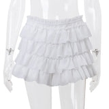 MOJOYCE-Gaono 2 Piece Women Knit Outfits Y2K Fairy Vintage Long Sleeve Cardigan Tops + Ruffle Mini Skirt 00s Retro Coquette Matching Set