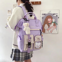 Mojoyce-Bags For Women Trend 2024 Female Backpack Girls Travel Bagpacks Backpacks Kawaii School College Woman Feminina Women's Bag