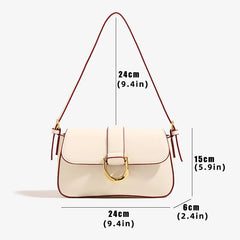 MOJOYCE-Summer Bags Shoulder Bag For Women With Crossbody Strap High Quality Pu Leather Fashion Luxury Designer Female Ladies Handbag  New Trend