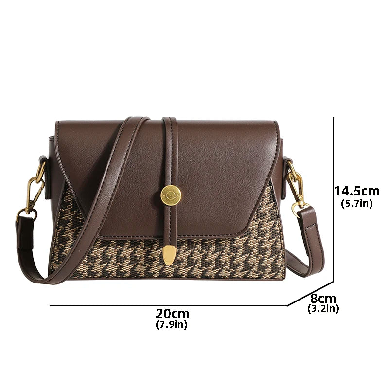 MOJOYCE-Summer Bags Crossbody Bag For Women Shoulder Bags  New Trend Luxury Messenger High Quality Pu Leather Small Designer Vintage Handbags