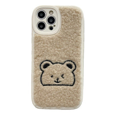 Mojoyce- Embroidered Bear Phone Case