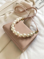 Mojoyce-Simple Pearl Shoulder Bag