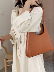 Mojoyce-Retro Simple Cropped Shoulder Bags