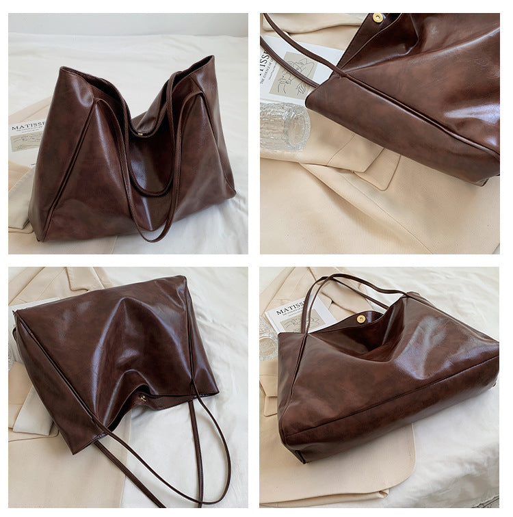 MOJOYCE-The Burgundy Bella Leather Shoulder Bag