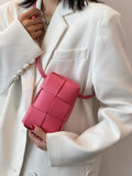 Mojoyce-Urban Solid Color Phone Bag PU Shoulder Bag
