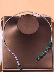 Mojoyce-Original Stylish Statement Crystal Necklace