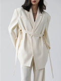 Mojoyce-Streamer Mid-length Drape Suit Jacket