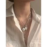 Mojoyce-5 Chains Fashion Necklace