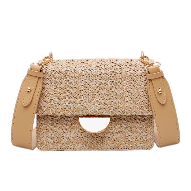 MOJOYCE-Woven small square bag