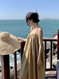 Mojoyce-Seaside Resort Style Slip Dress