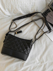 Mojoyce-Stylish Geometry Contrast Color Bag