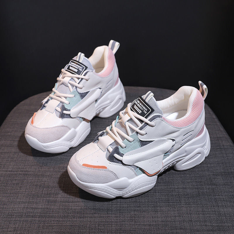 MOJOYCE-pring  All-Match Casual White Sports Shoes