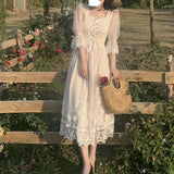 MOJOYCE-Women Summer Sexy y2k Fairy Dress Casual Loose Dress First Love Cottage Dress