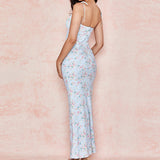 MOJOYCE-Women Summer Sexy y2k Fairy Dress Casual Loose Dress Summer Floral Print Dress