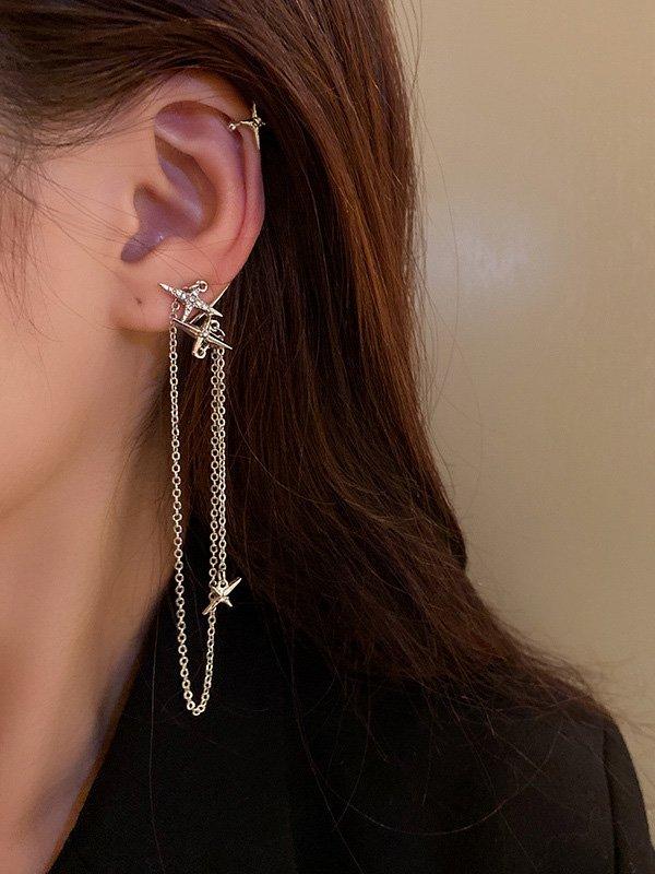Mojoyce-Original Cool Tassels Star Earring