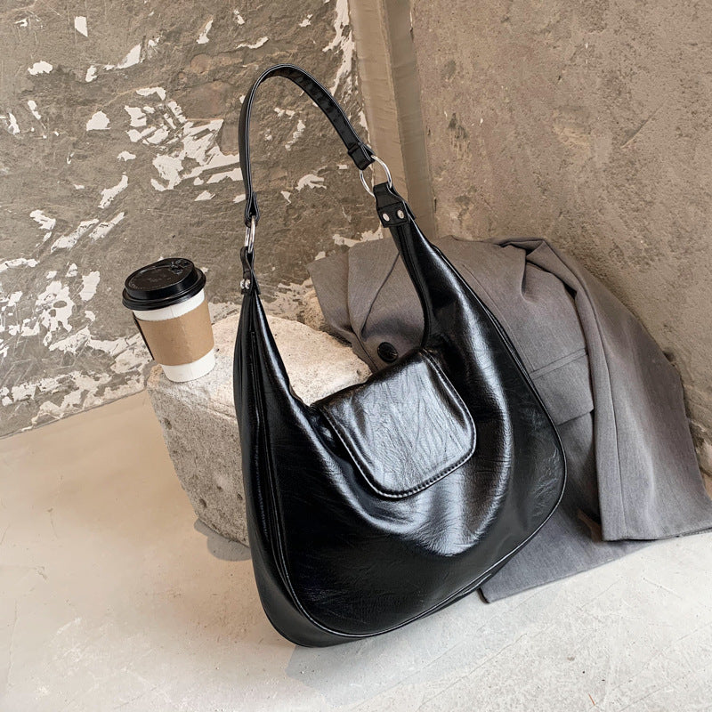 MOJOYCE-Vintage Pu Leather Shoulder Bag