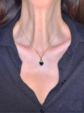 Mojoyce-Double Sided Heart Necklace