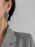 Mojoyce-Original Stylish Solid Color Irregular Geometric Earrings