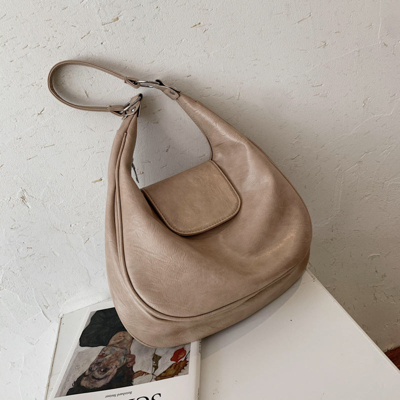 MOJOYCE-Vintage Pu Leather Shoulder Bag